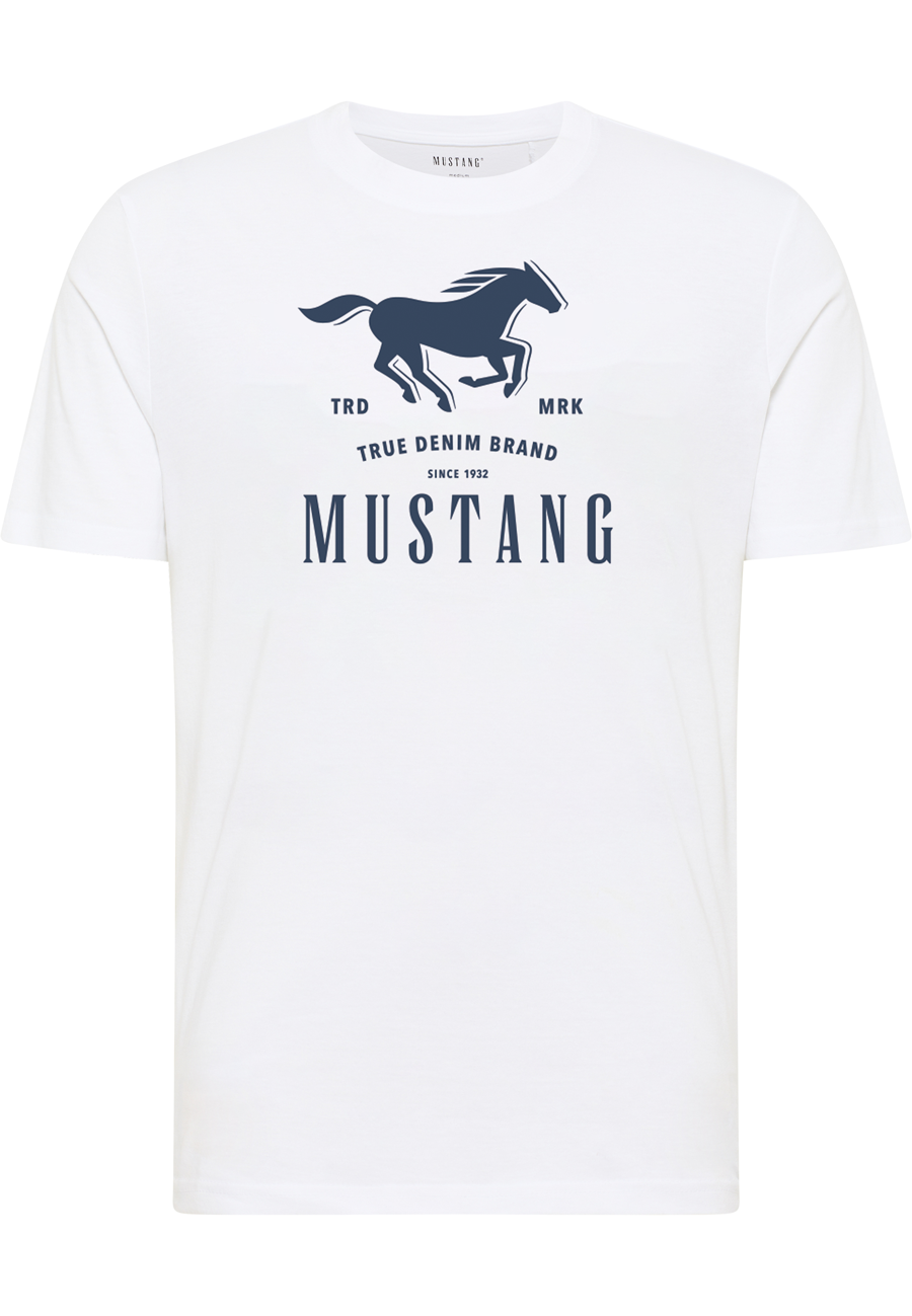 Męski T-Shirt Mustang Style Alex General White 1017993 2045