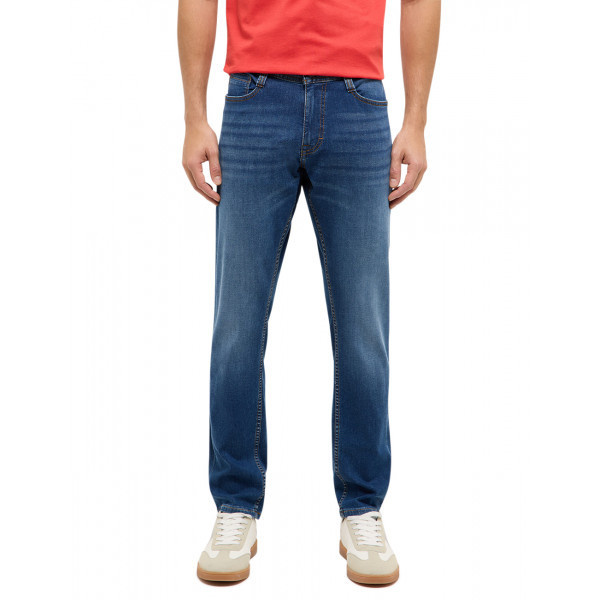 Męskie Spodnie Jeansowe Mustang Style Oregon Slim Denim Blue 1017435 5000 603