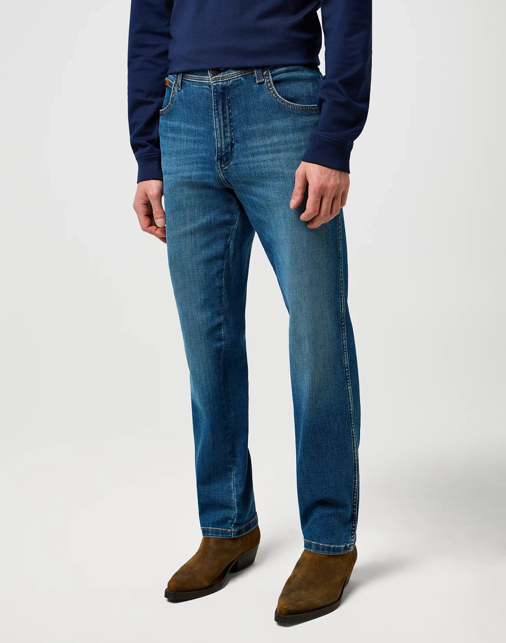 MESKIE SPODNIE WRANGLER TEXAS ROUGE 112370855