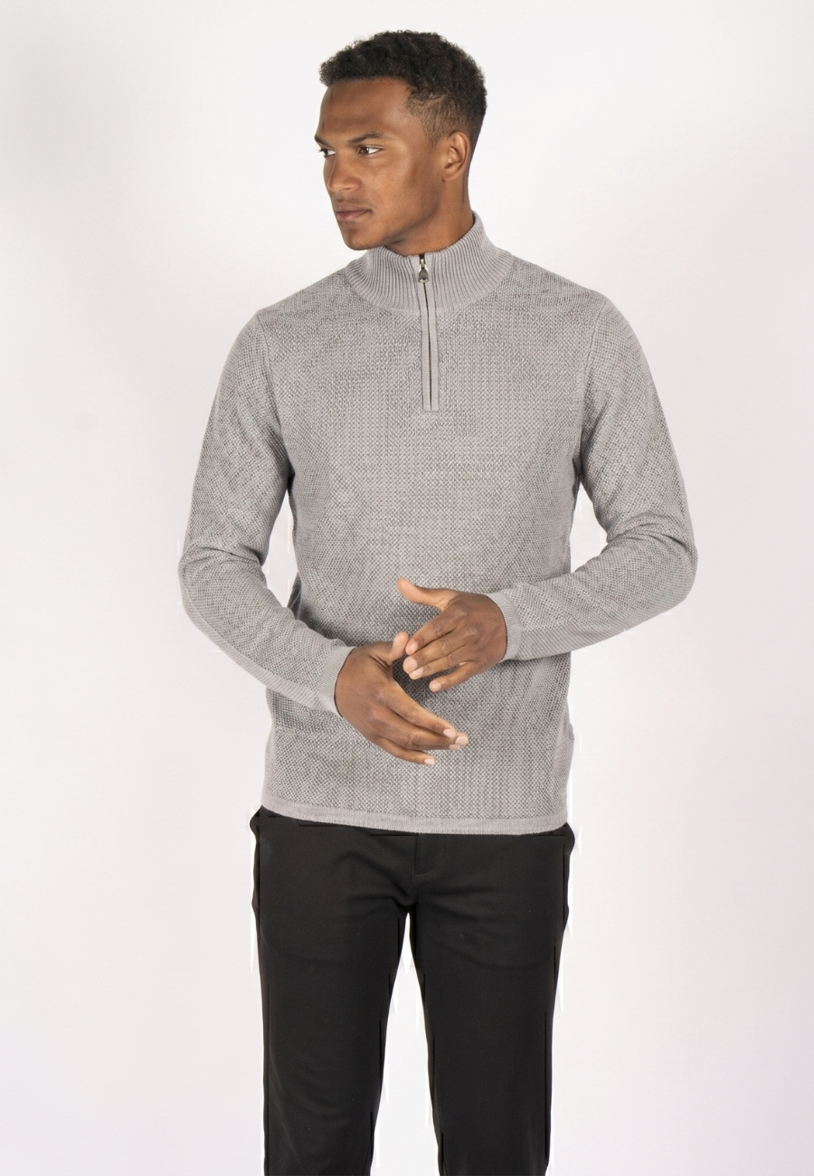 Marcus męski sweter STRIK Langdon Half Zip 21-200161 9501