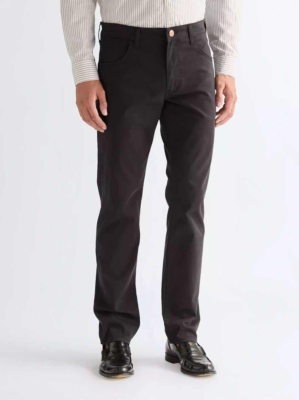 MĘSKIE SPODNIE WRANGLER GREENSBORO CAVIAR 112378466