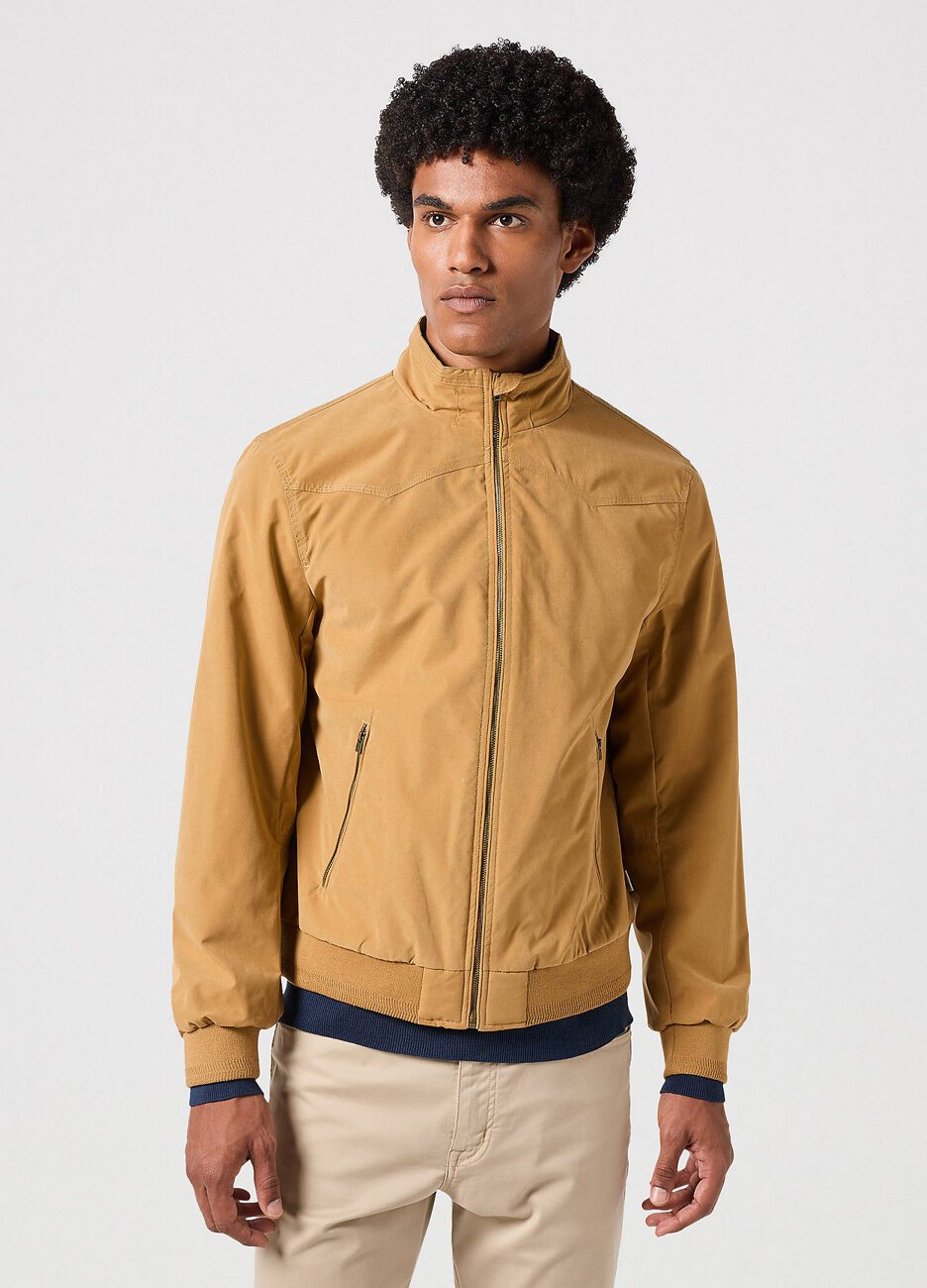 WRANGLER HARRINGTON JACKET MĘSKA KURTKA PRZEJŚCIOWA DIJON 112351227 W481016211