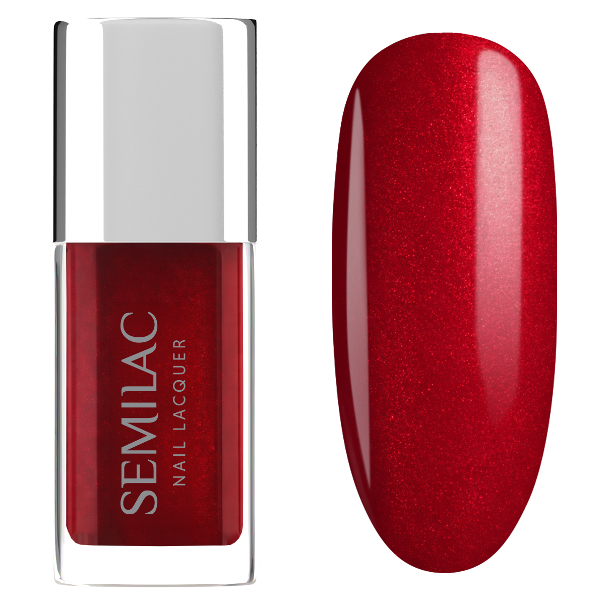 Semilac 125 Semilac Lakier Klasyczny Nail Lacquer Shiny Red