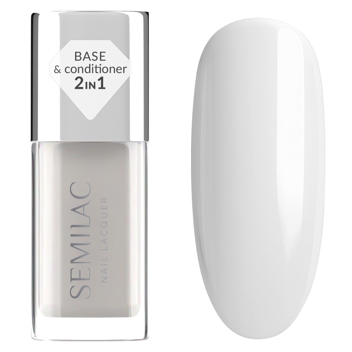 Semilac Baza do lakierów klasycznych Nail Lacquer Smoothing Base