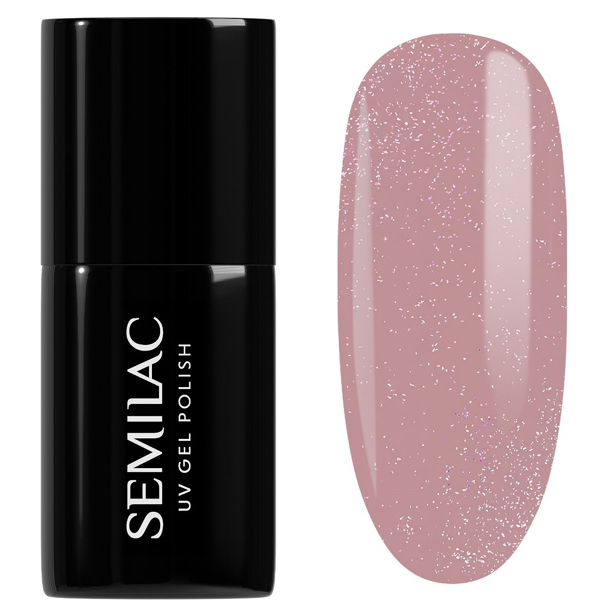 Semilac 320 Lakier hybrydowy UV Hybrid Semilac Shimmer Dust Beige