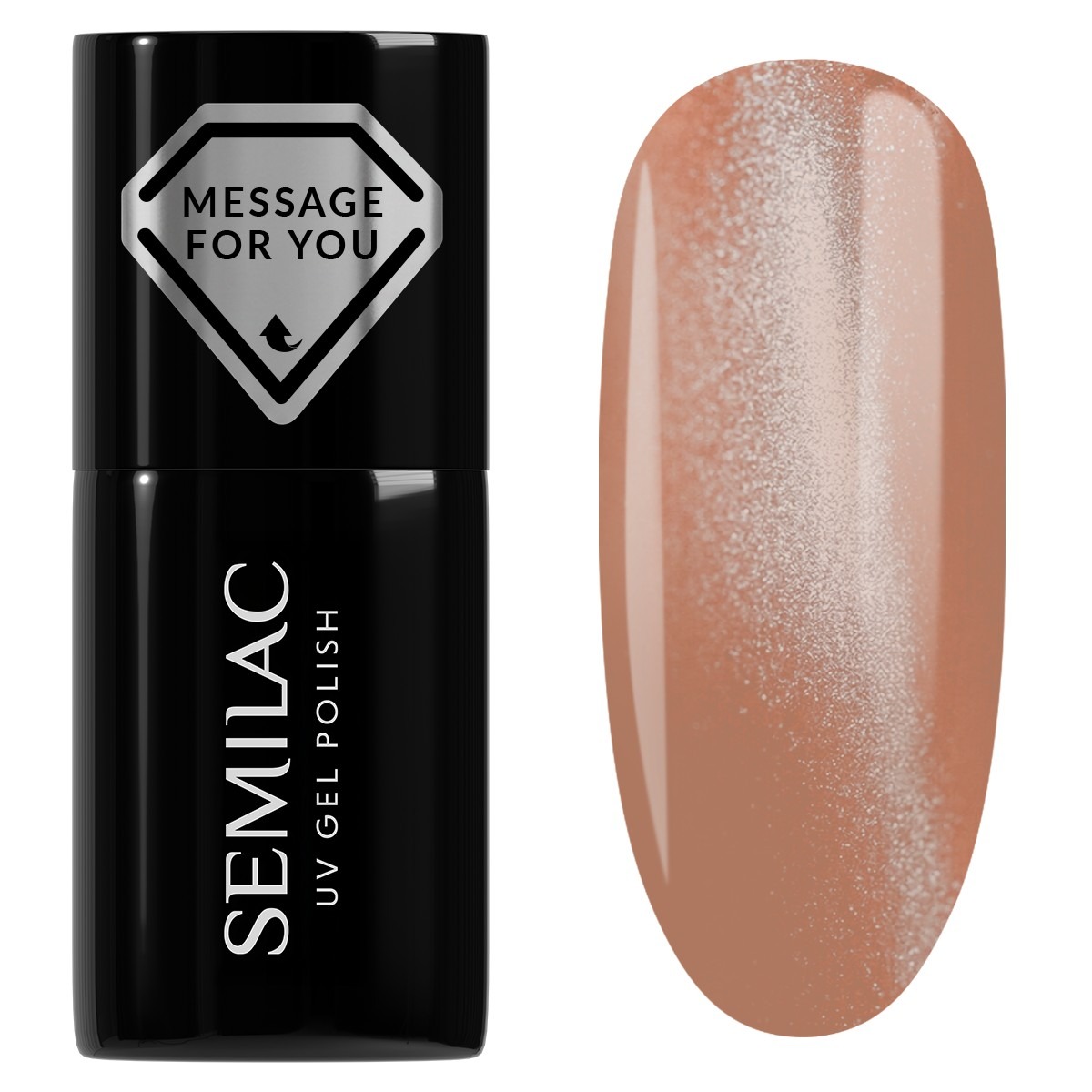 Semilac 733 Semilac Lakier Hybrydowy Creamy Praline Gloss