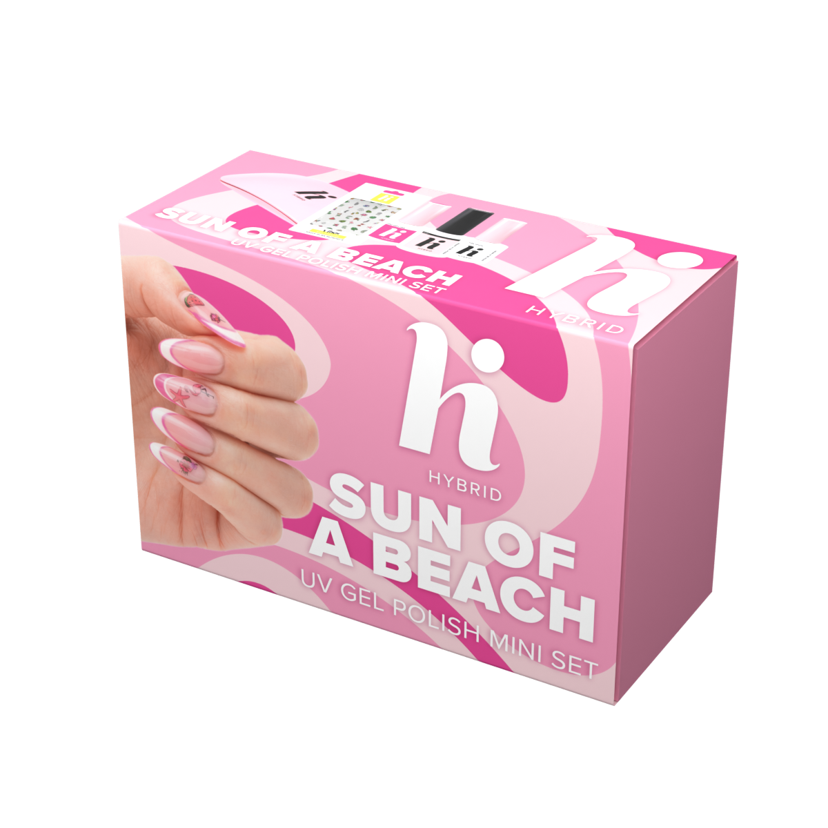 Semilac Hi hybrid Sun of a Beach mini set z lampą 6 W
