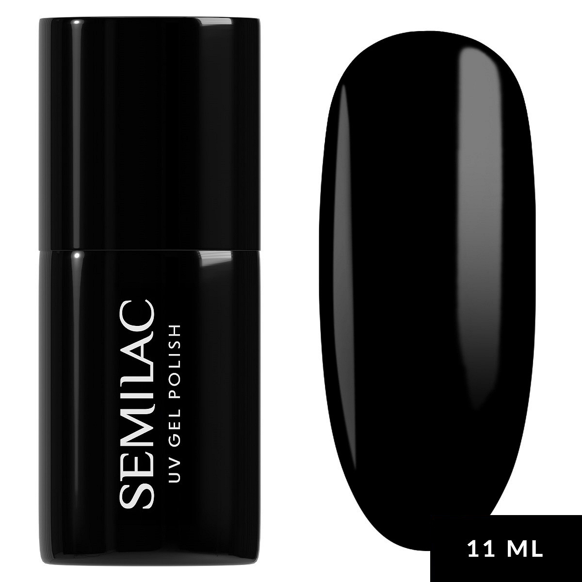 Semilac 031 Semilac Lakier Hybrydowy Black Diamond