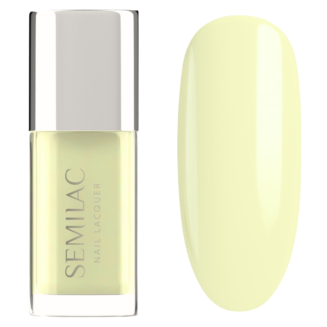 Semilac 122 Semilac Lakier Klasyczny Nail Lacquer Butter Yellow