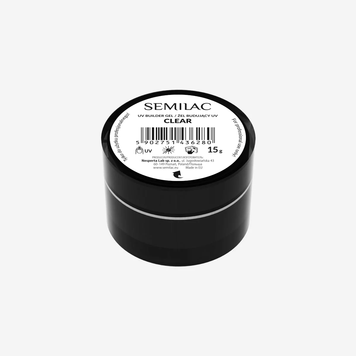 Semilac Żel Budujący Semilac Builder Gel Clear