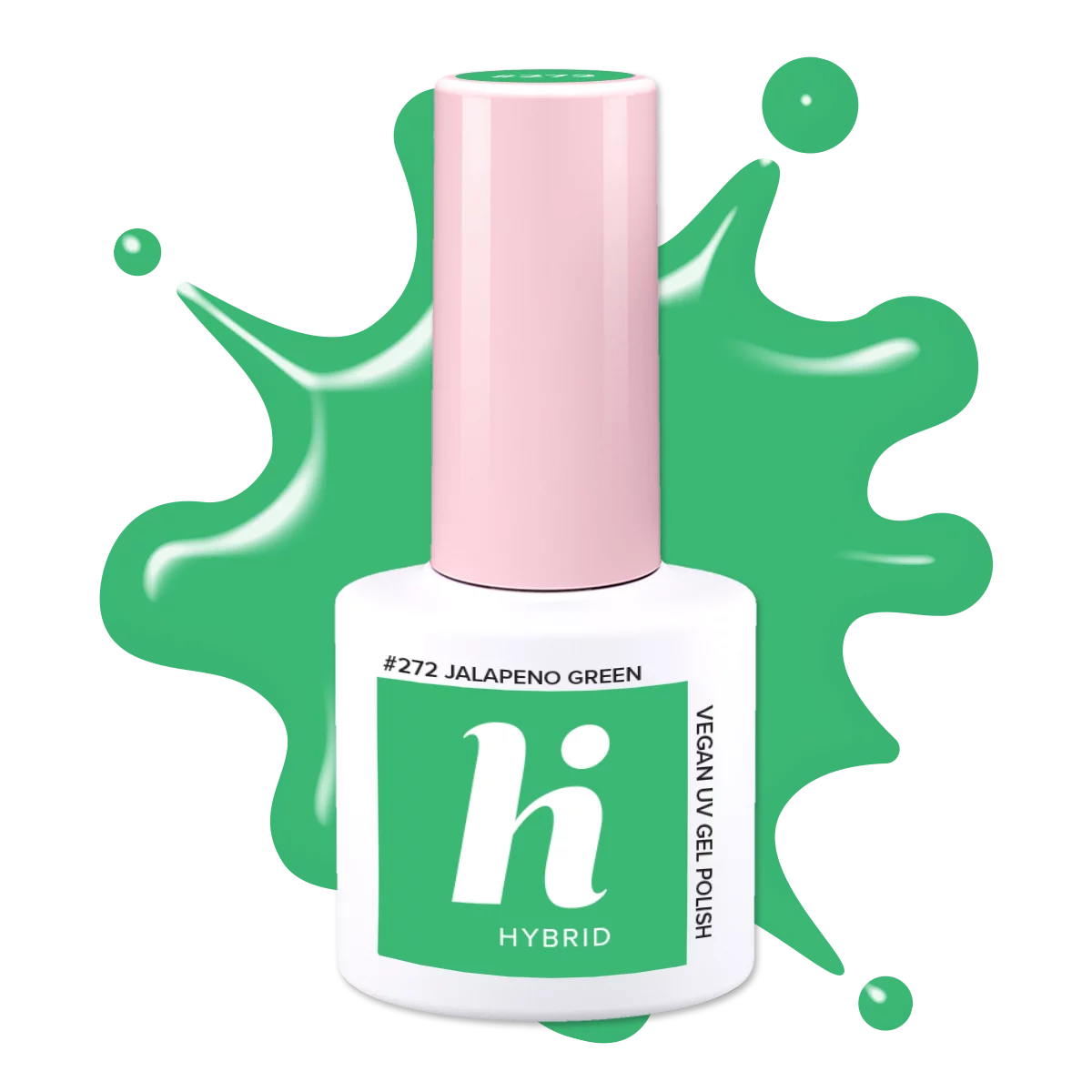 Semilac #272 hi hybrid lakier hybrydowy Jalapeno Green