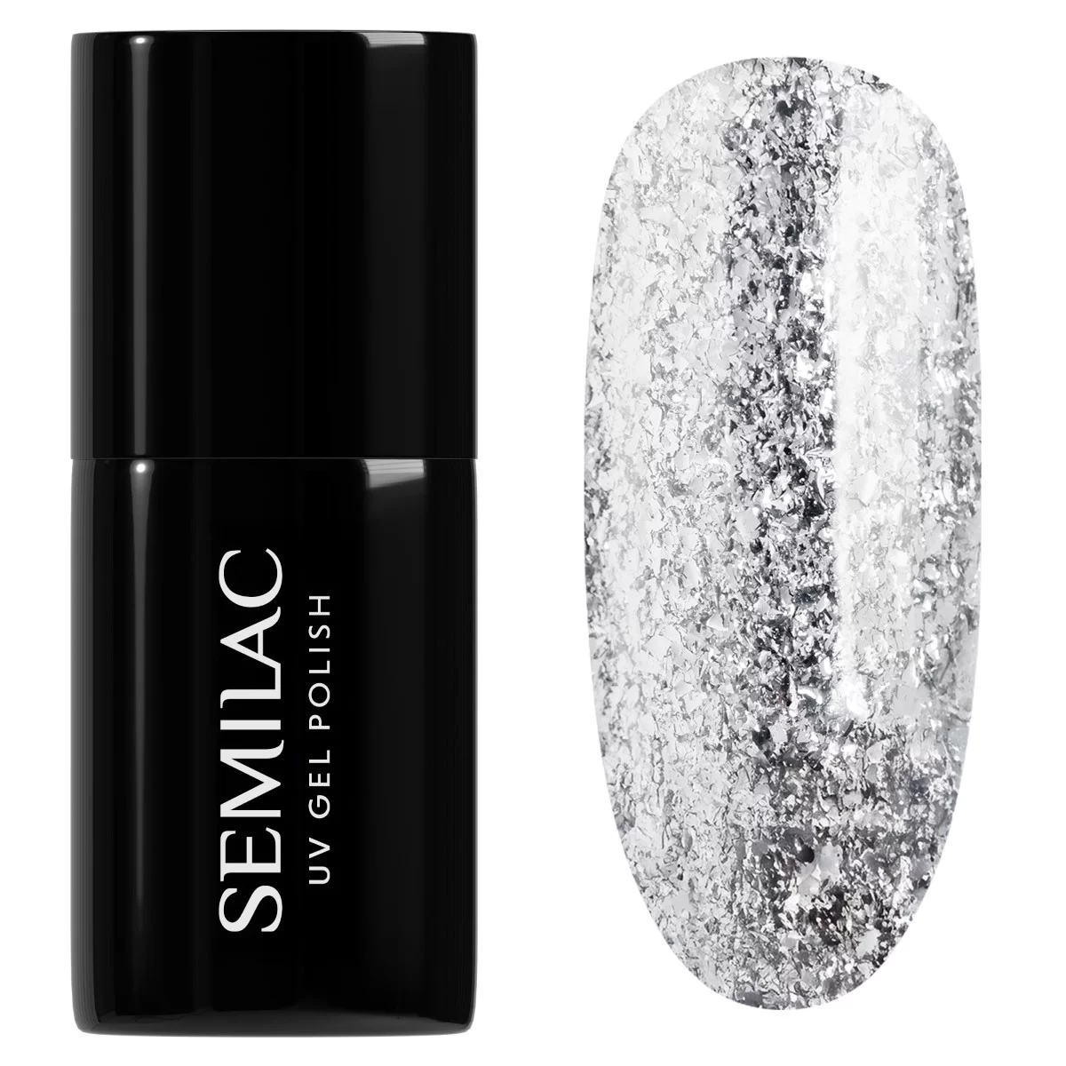 Semilac 292 Semilac Lakier Hybrydowy Silver Shimmer