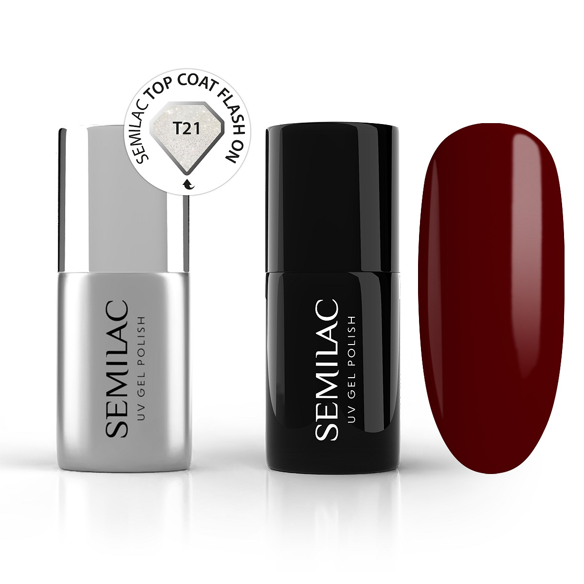 Semilac Duopack 029 & T21 Semilac Top Flash ON