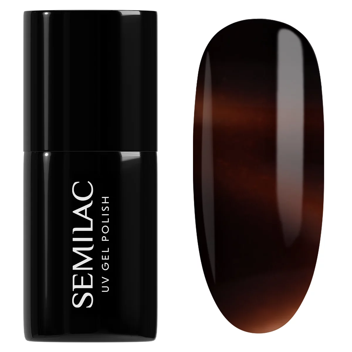 Semilac 942 Semilac Lakier Hybrydowy Jelly Cola