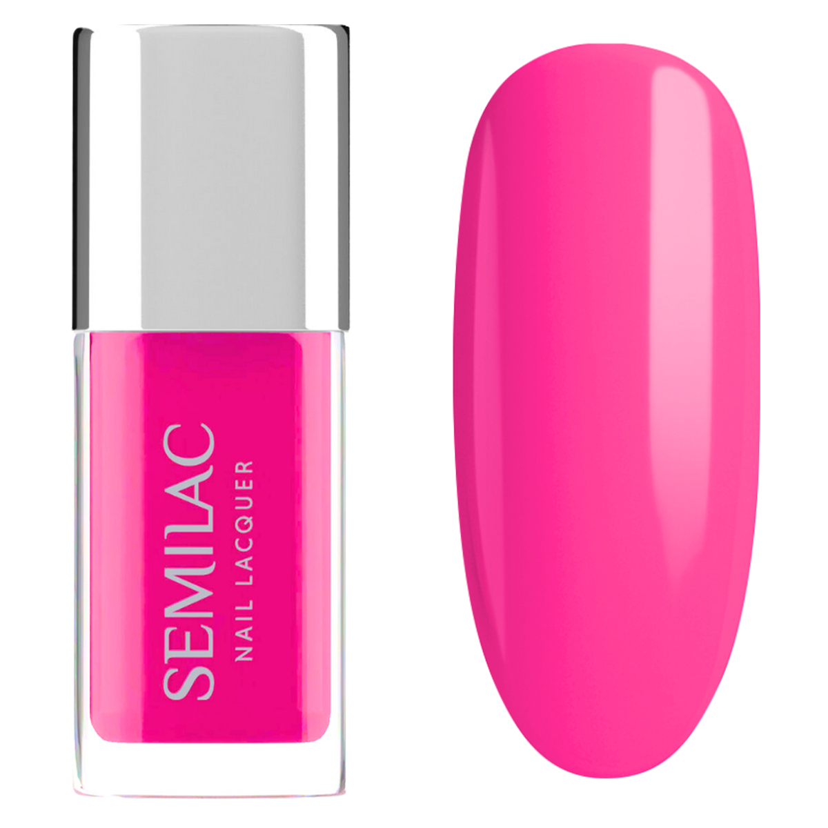 Semilac 119 Semilac Lakier Klasyczny Nail Lacquer Neon Pink