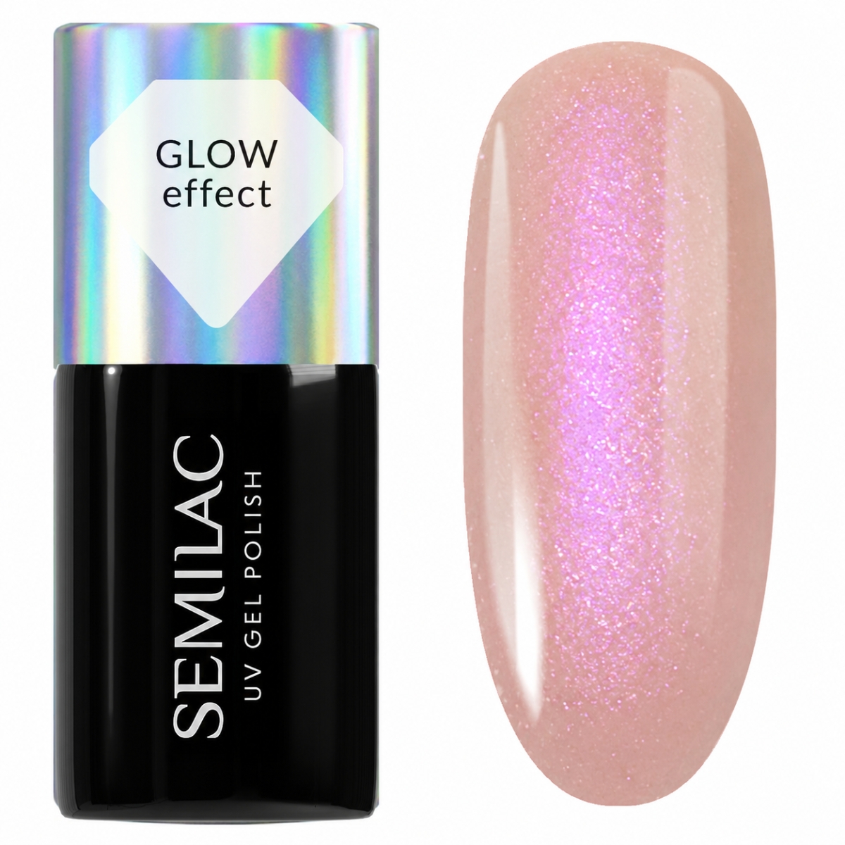 Semilac 988 Semilac Lakier Hybrydowy Nude Pink Glow