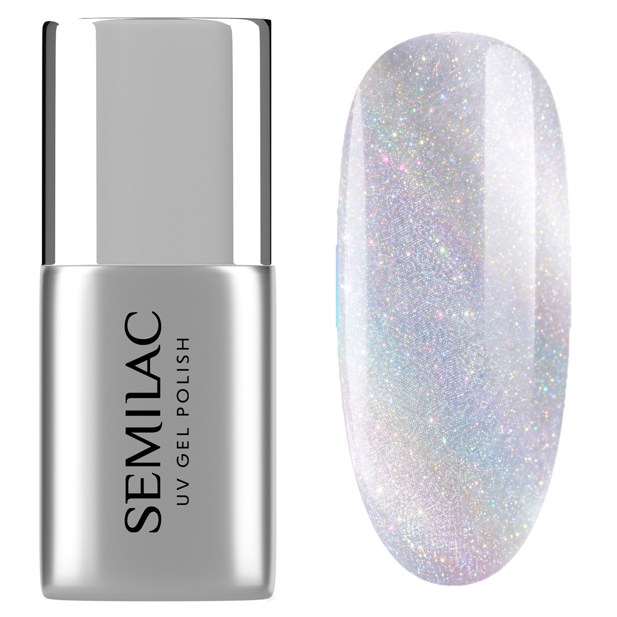 Semilac T36 Semilac Top Do Lakierów Hybrydowych Top No Wipe Cat Eye Holo