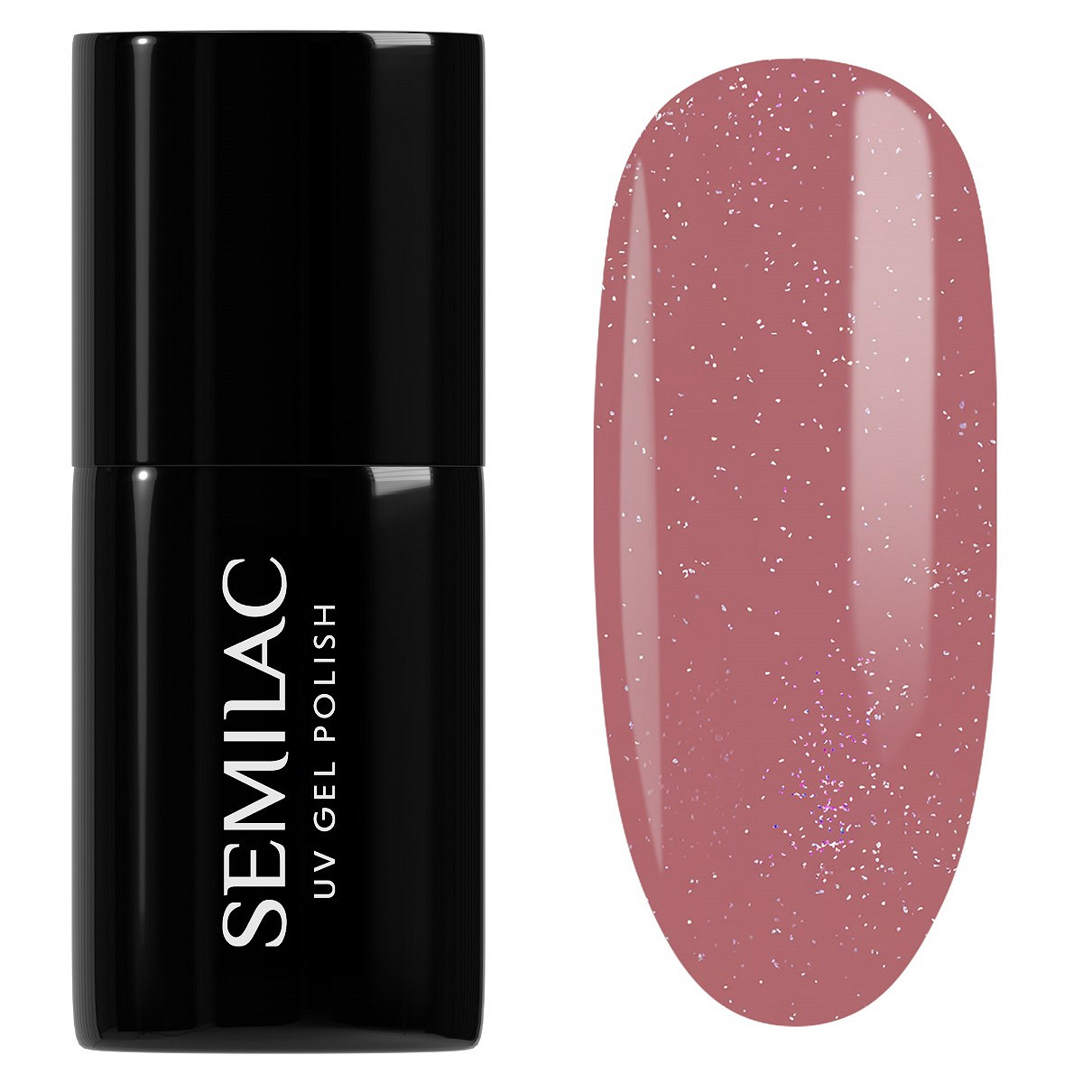 Semilac 321 Lakier hybrydowy Semilac Shimmer Dust Caramel