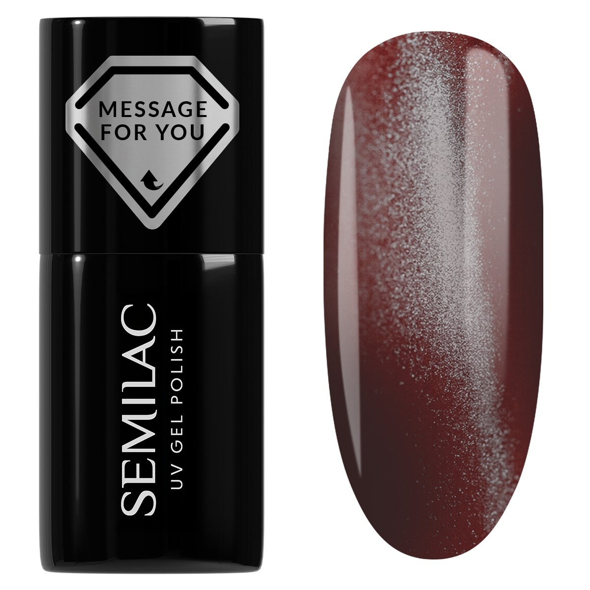 Semilac 738 Semilac Lakier Hybrydowy Cherry Choco Jelly Gloss