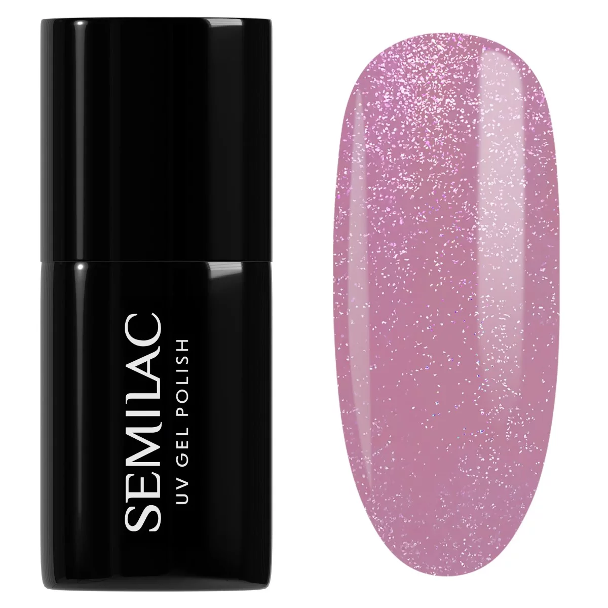 Semilac 319 Lakier hybrydowy UV Hybrid Semilac Shimmer Dust Pink