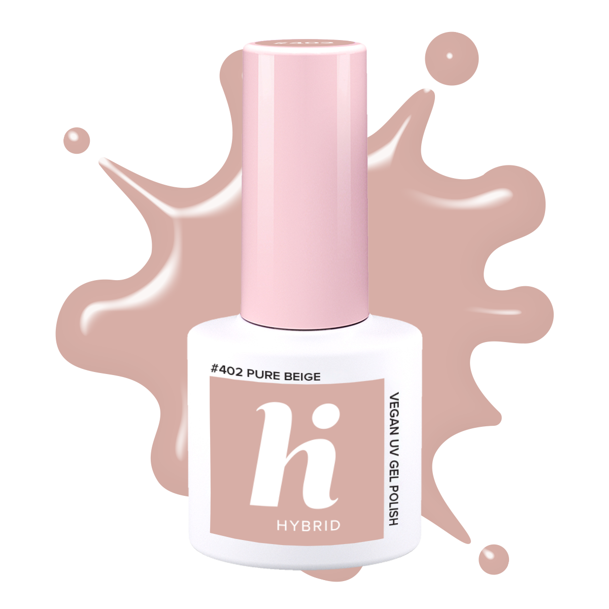 Semilac #402 hi hybrid lakier hybrydowy Pure Beige