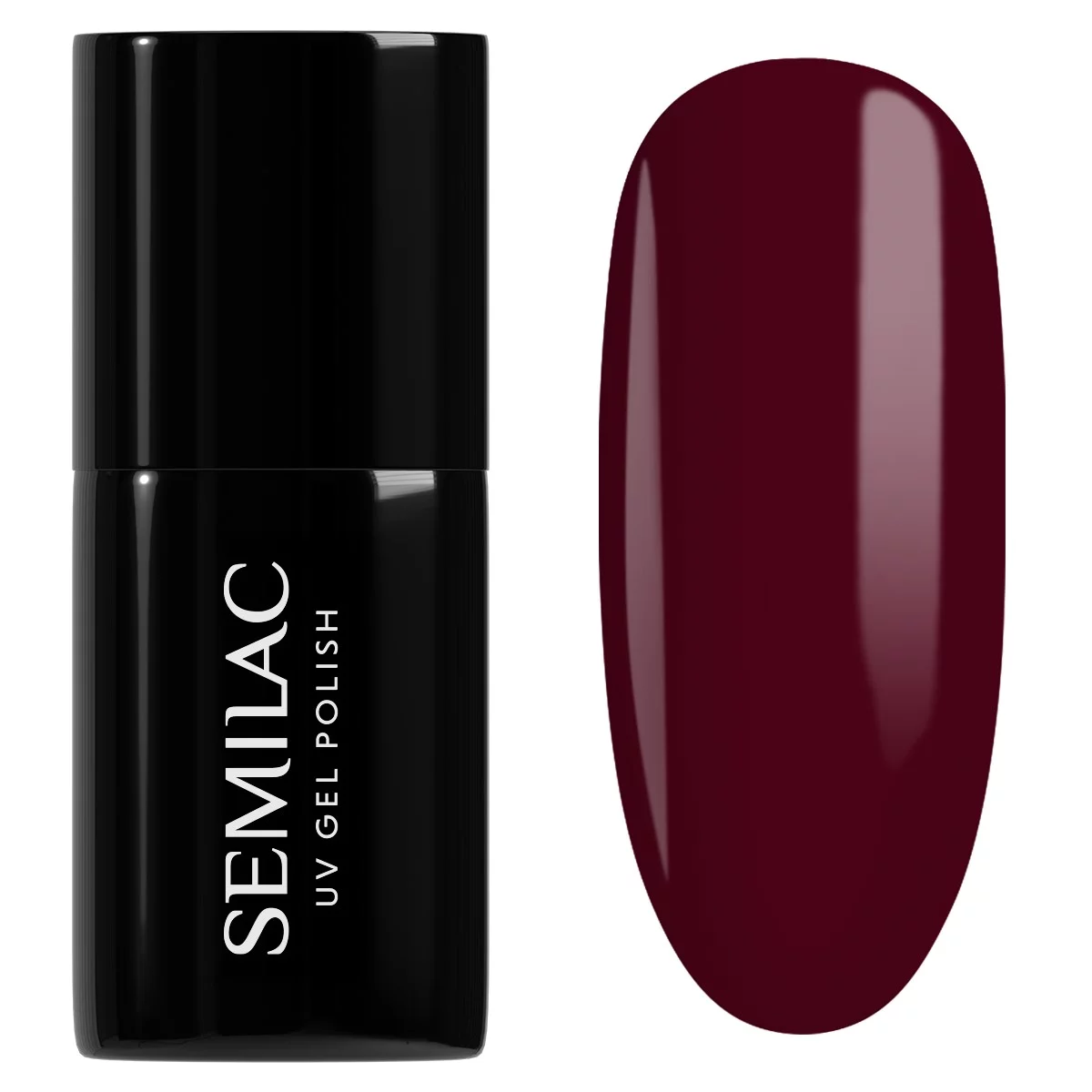 Semilac 316 Lakier hybrydowy UV Hybrid Semilac Burgundy Red