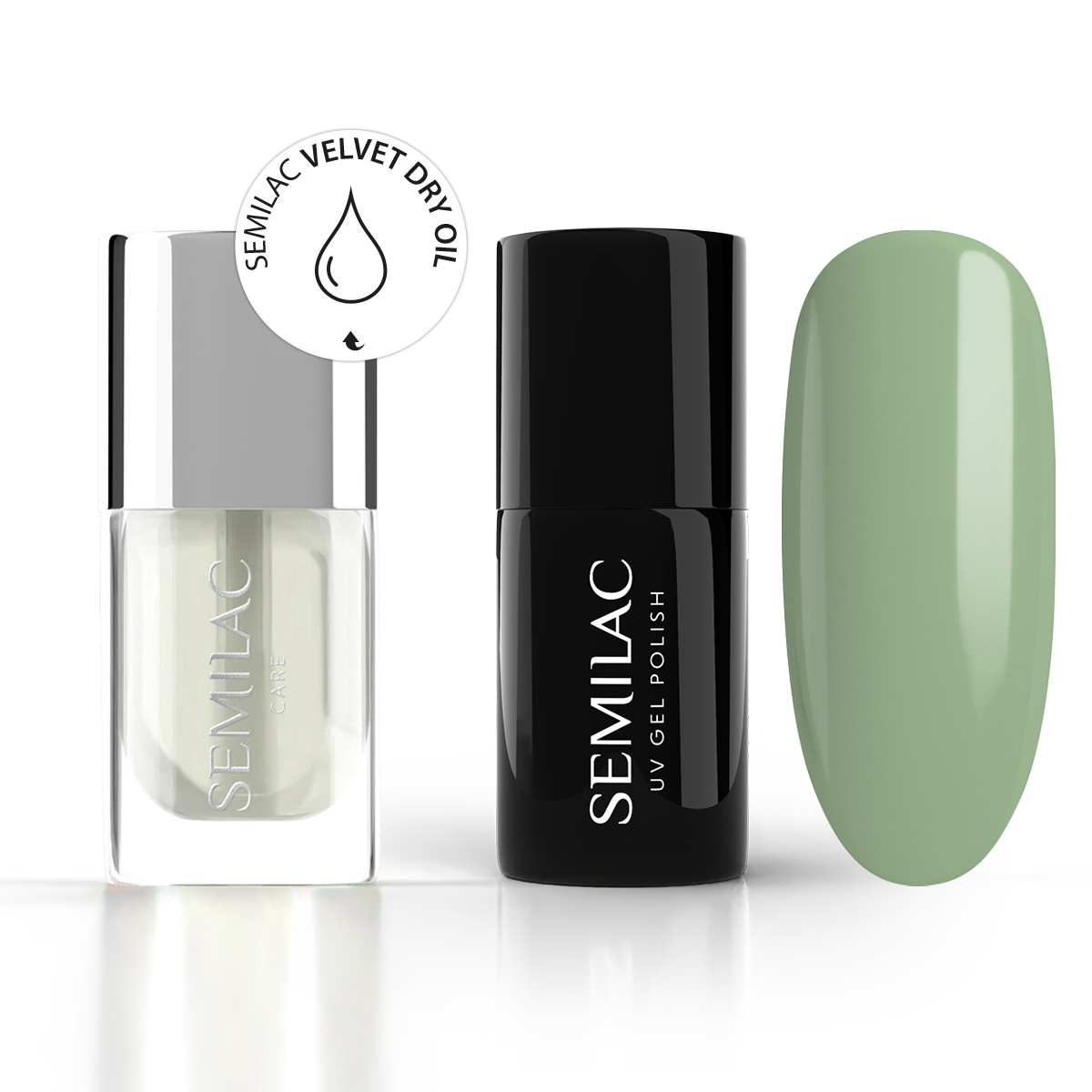 Semilac Duopack 473 & Velvet Dry Oil