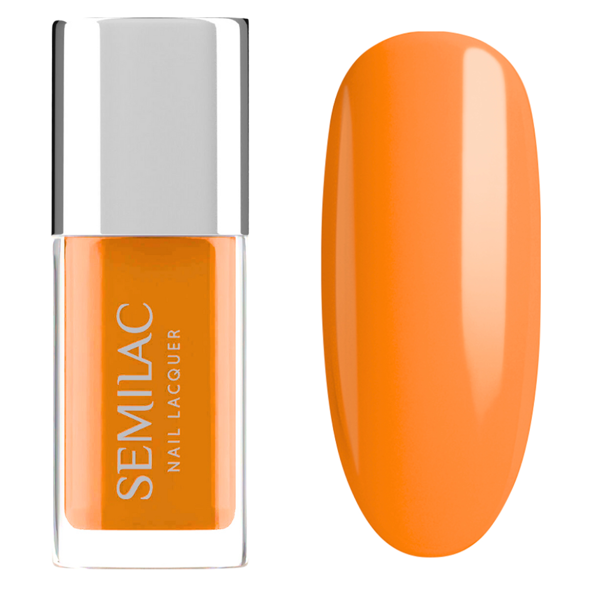 Semilac 121 Semilac Lakier Klasyczny Nail Lacquer Neon Orange