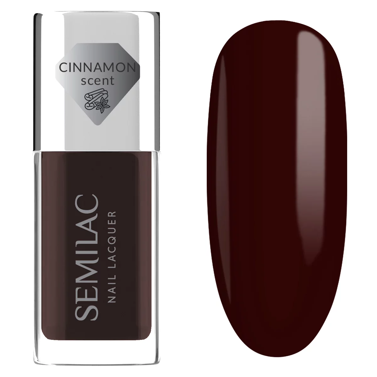 Semilac 112 Semilac Lakier Klasyczny Nail Lacquer Wine Red