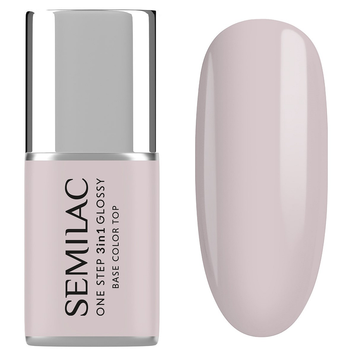 Semilac S610 Semilac Lakier hybrydowy One Step 3in1 Glossy Barely Pink