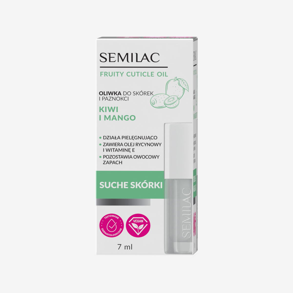 Semilac Nail oil Kiwi Mango