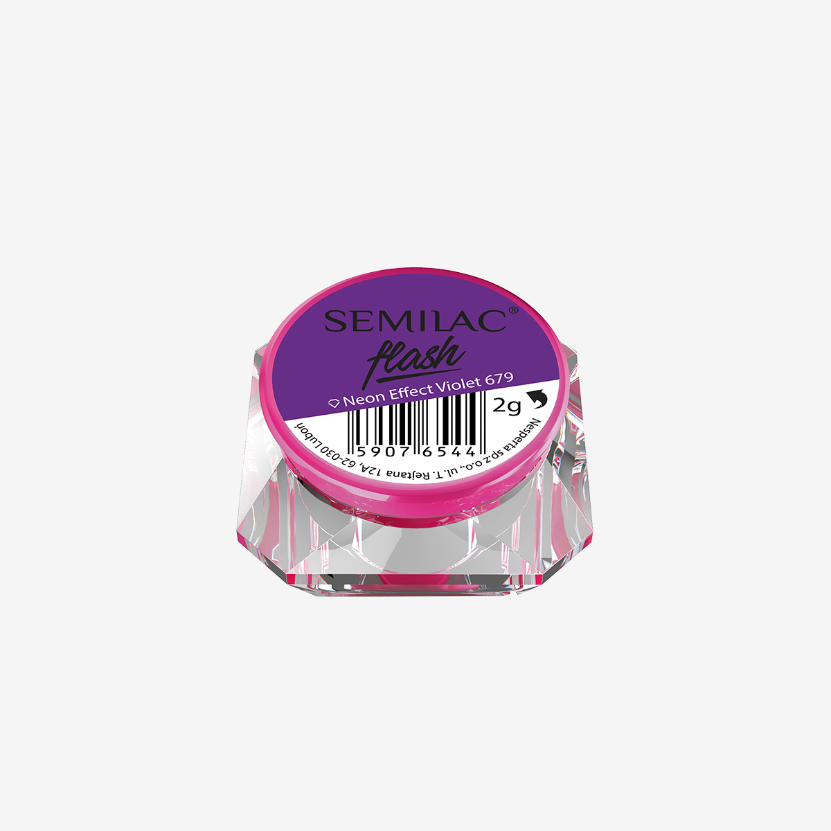 679 Pyłek Semilac Flash Neon Effect Violet