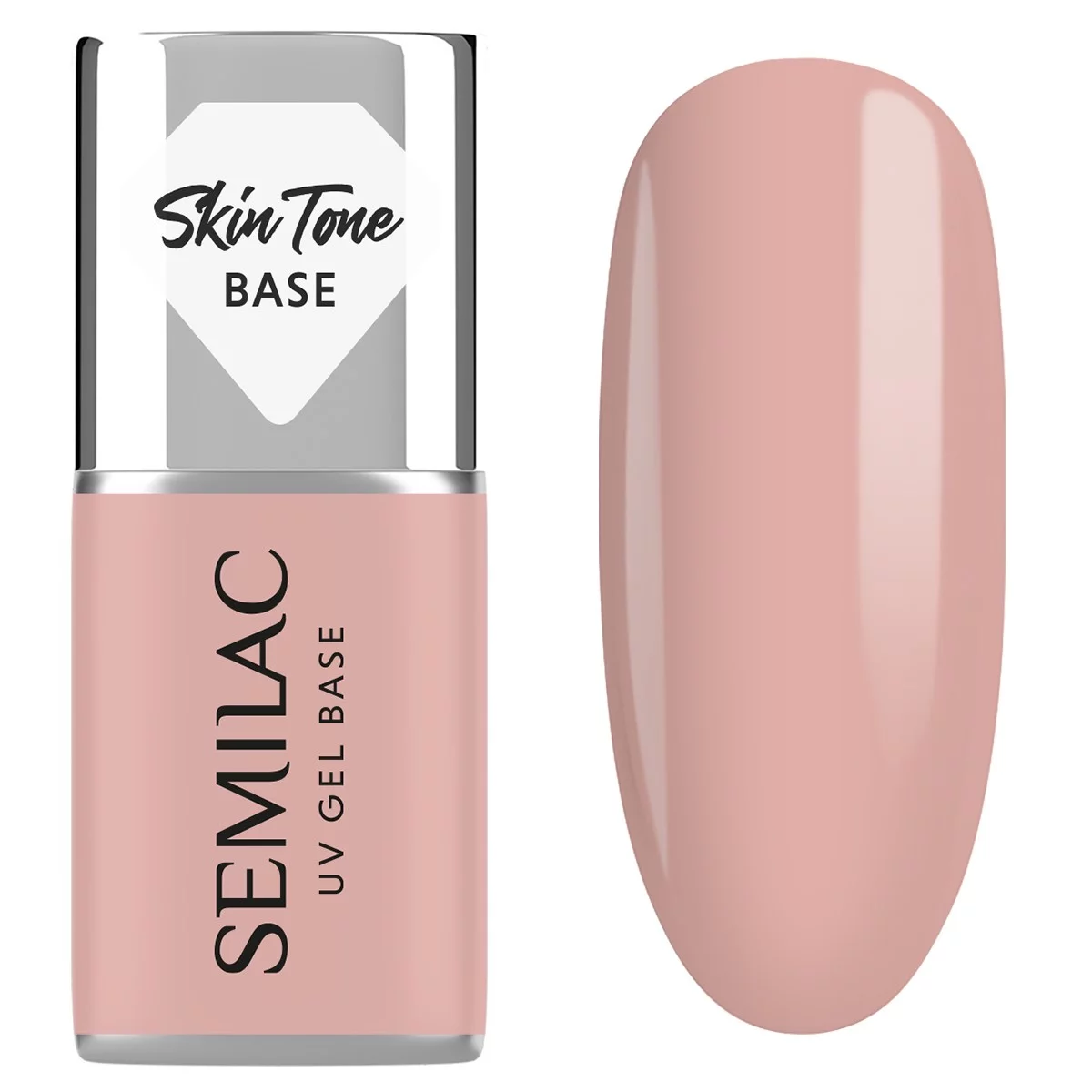 Semilac Baza do lakierów hybrydowych Skin Tone Cover Base Pale Beige
