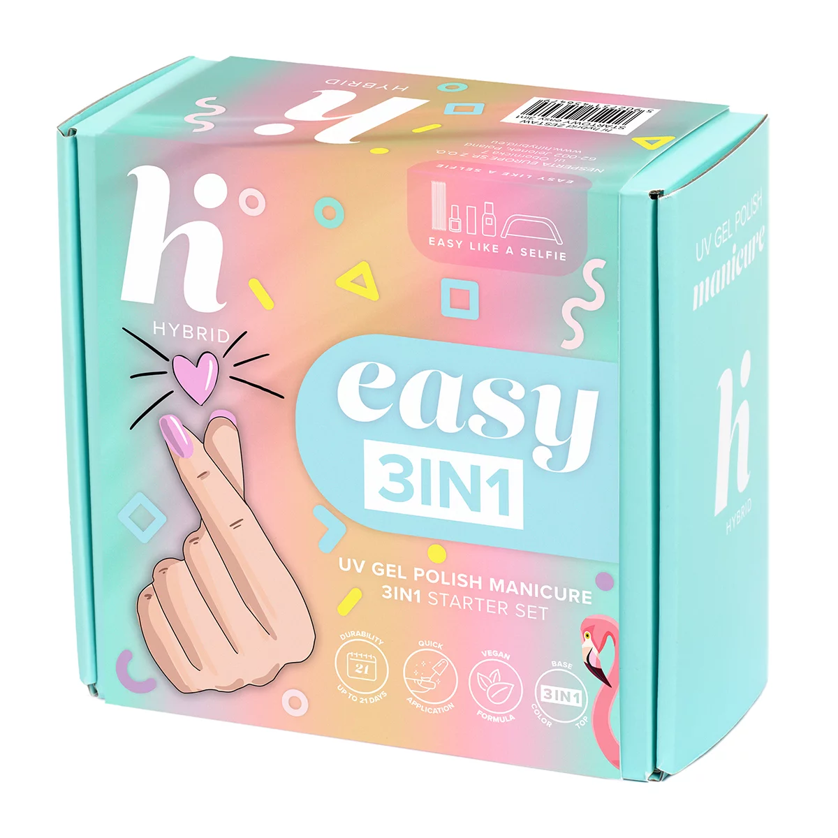 Semilac Hi hybrid Zestaw startowy easy 3in1
