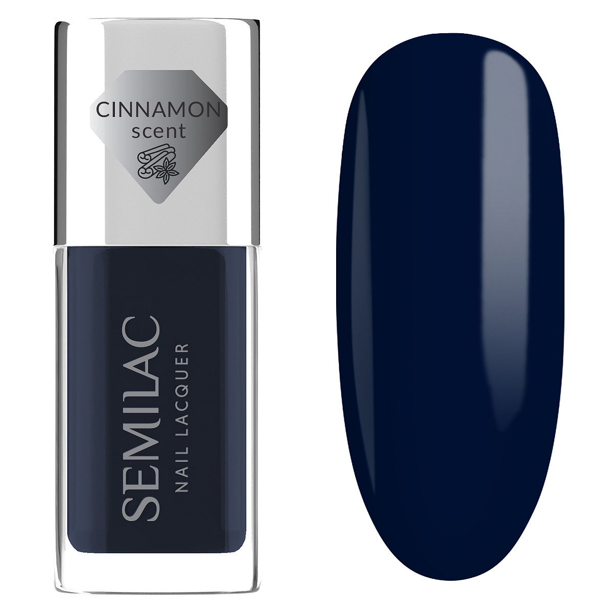 Semilac 113 Semilac Lakier Klasyczny Nail Lacquer Blue Ink