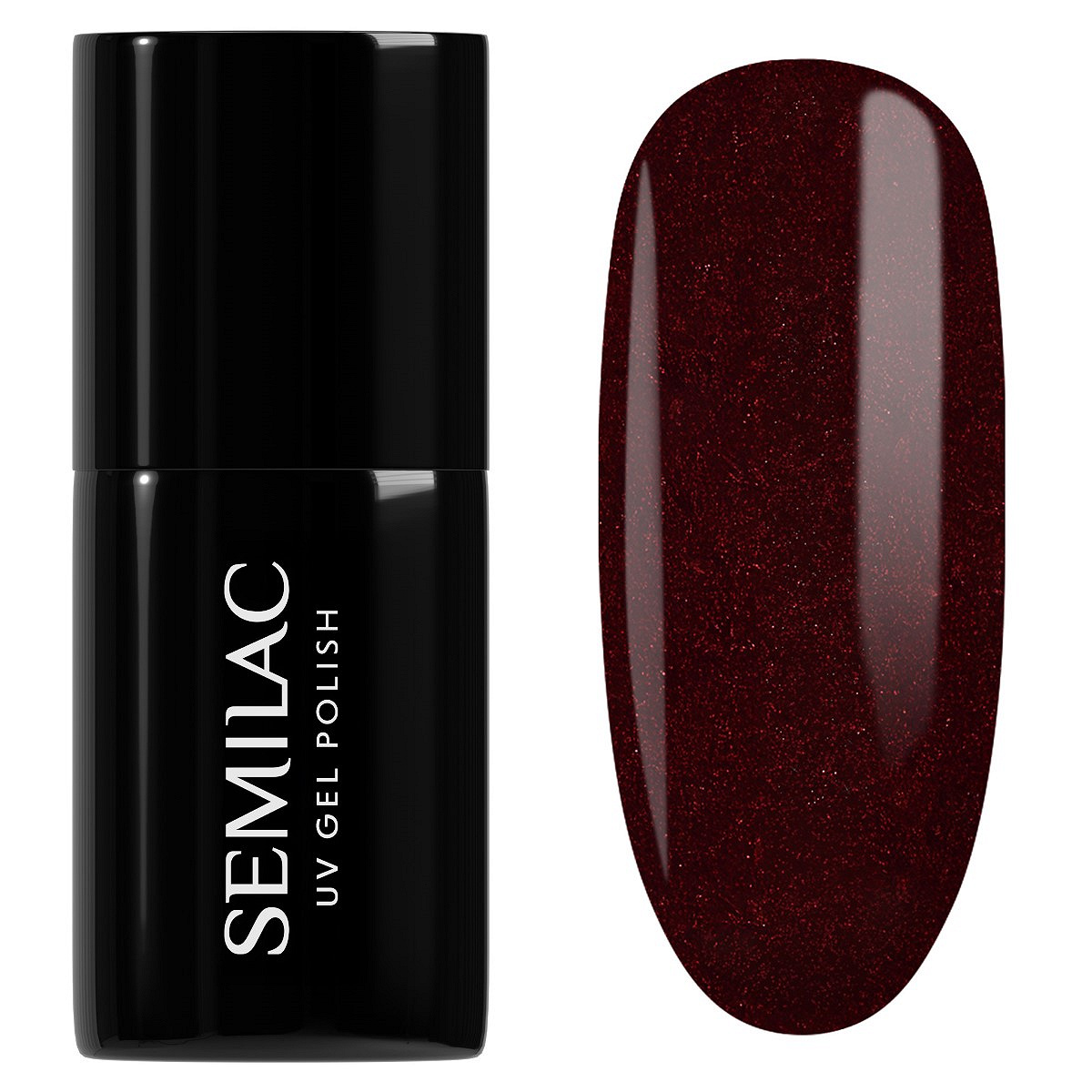 Semilac 393 Semilac Lakier hybrydowy Sparkling Black Cherry