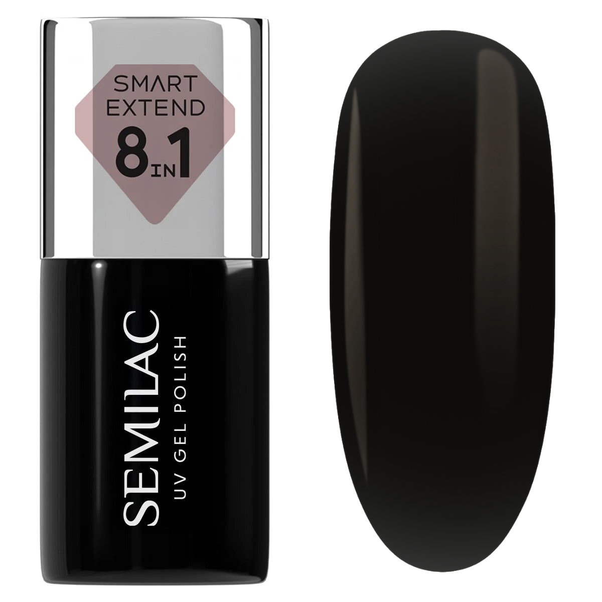 Semilac 834 Semilac Smart Extend Black Velvet