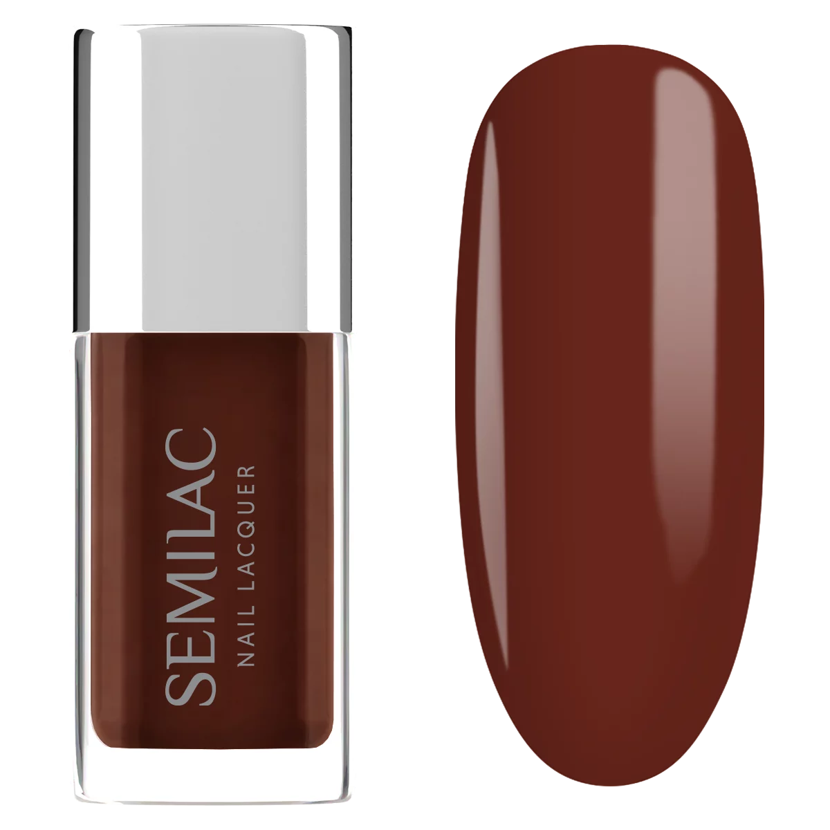 Semilac 124 Semilac Lakier Klasyczny Nail Lacquer Chestnut