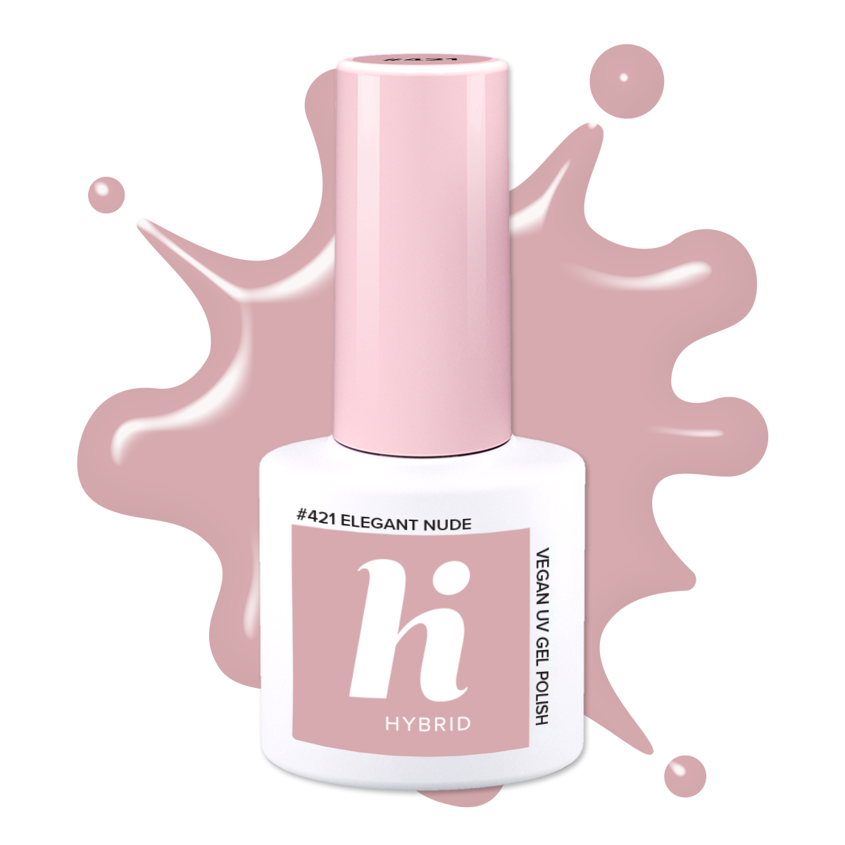 Semilac #421 hi hybrid lakier hybrydowy Elegant Nude