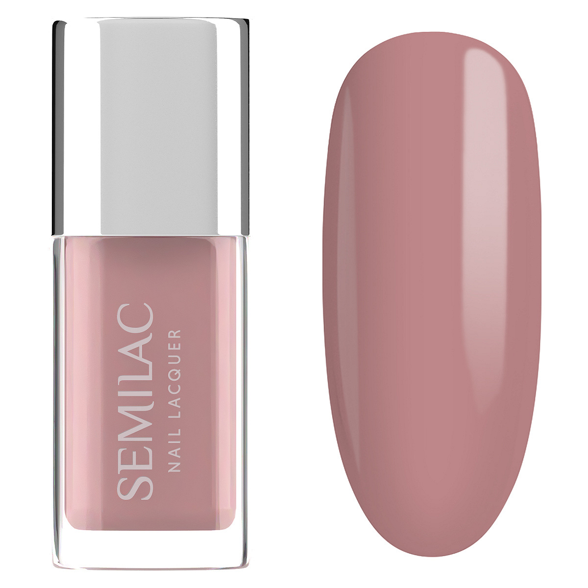 Semilac 107 Semilac Lakier Klasyczny Nail Lacquer Classic Nude