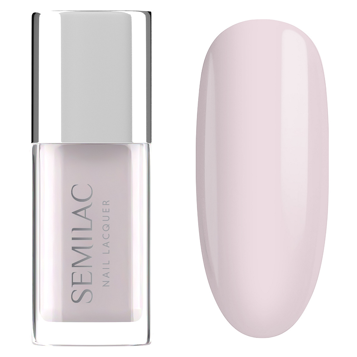 Semilac 102 Semilac Lakier Klasyczny Nail Lacquer Sheer Milky Pink