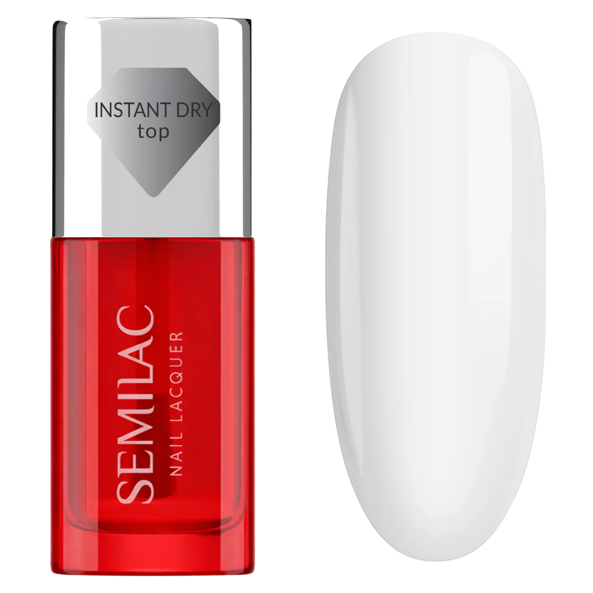 Semilac Top Do Lakierów Klasycznych Nail Lacquer Instant Dry