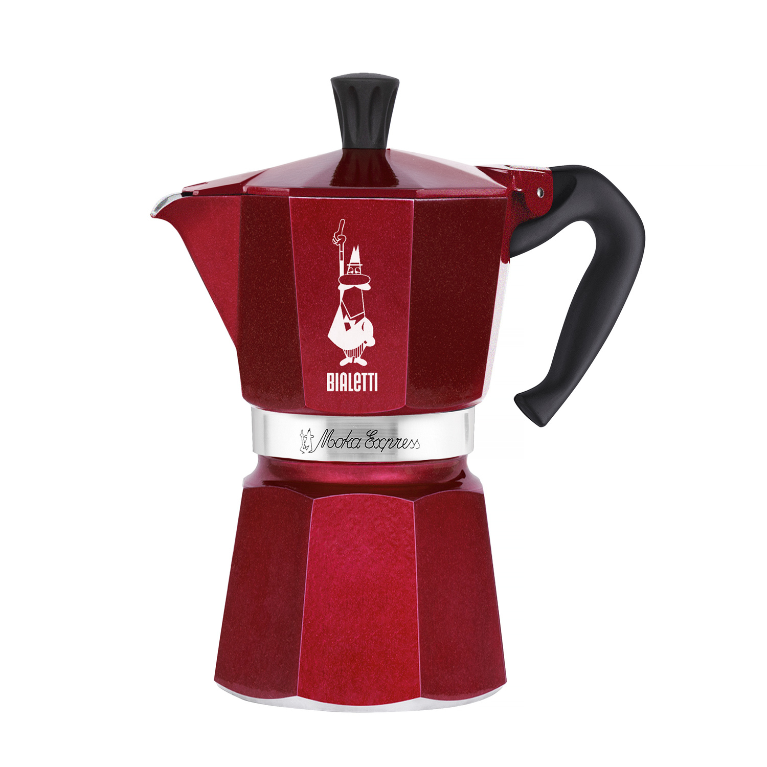 Фото - Чайник / заварник Bialetti  Deco Glamour - Moka Express 6tz Czerwona 0009900 