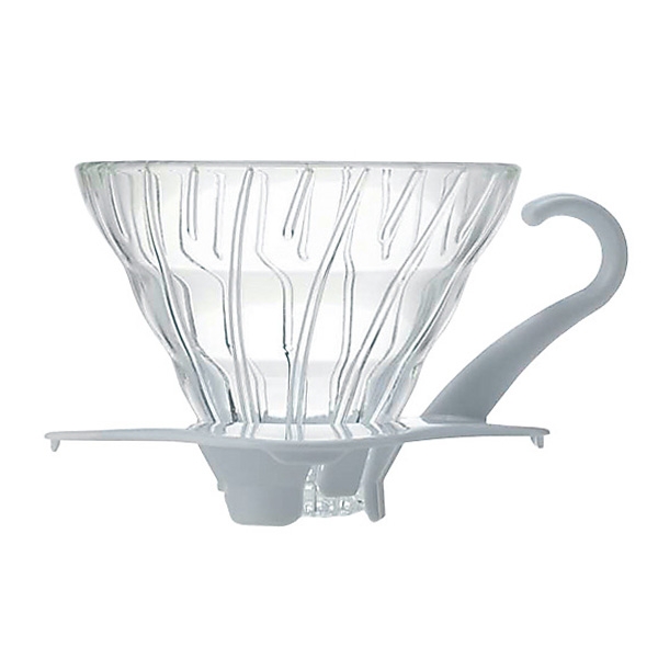 Zdjęcia - Serwis do herbaty HARIO szklany Drip V60-01 - Biały VDGR-01W 