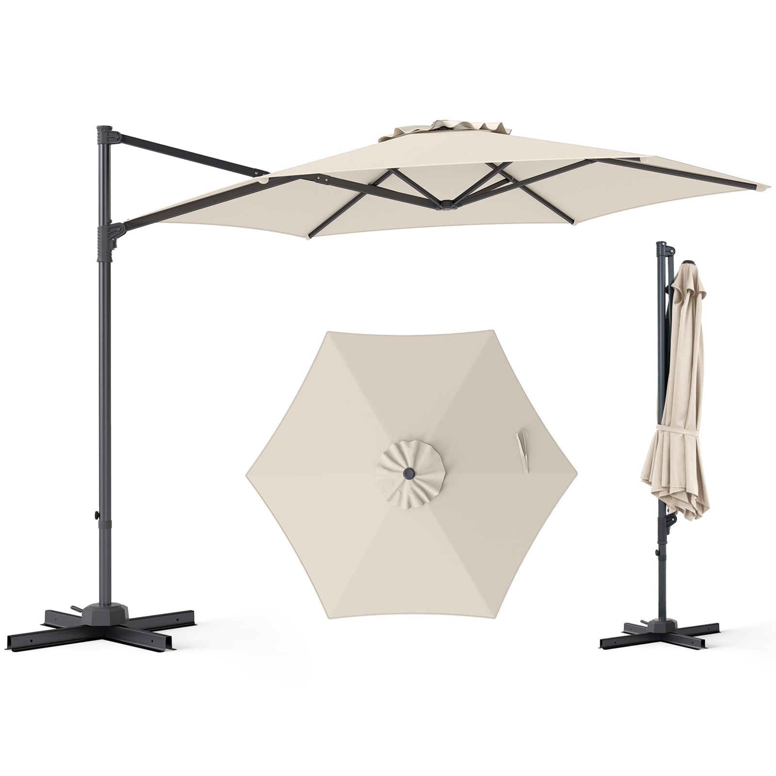 Parasol ogrodowy z wysięgnikiem