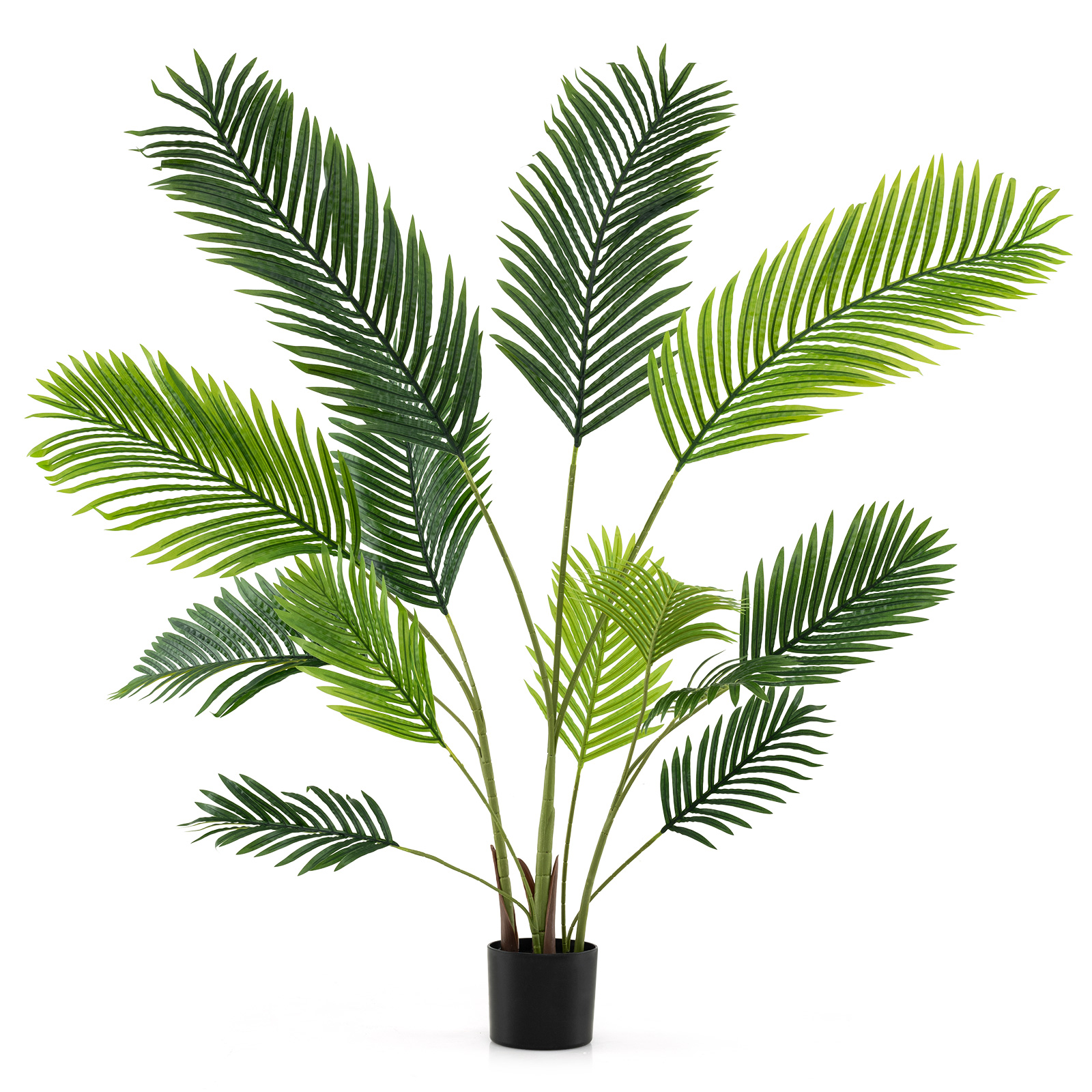 Zestaw 2 sztucznych palm w doniczce 140 cm