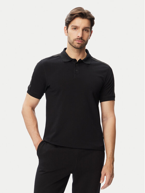 Guess Polo Z6YP03 K4967 Czarny Regular Fit