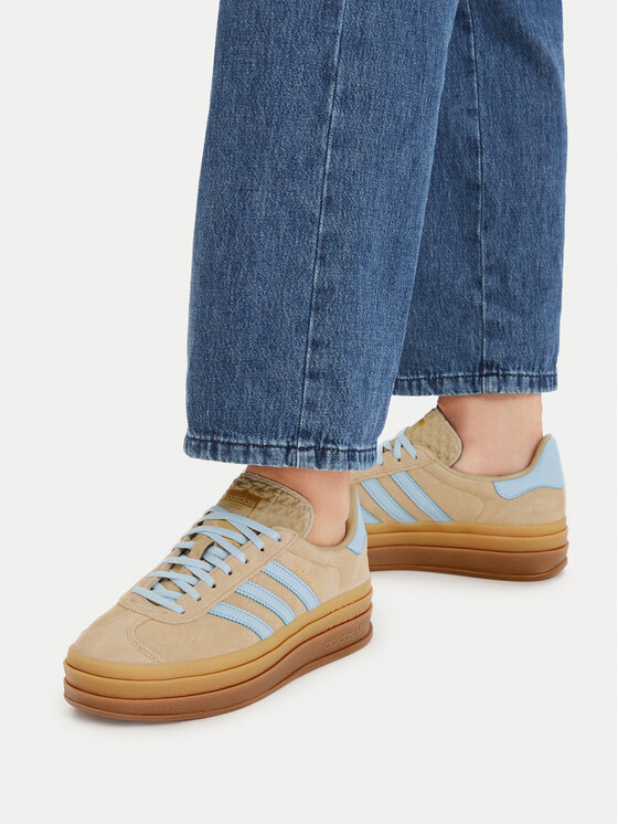 adidas Sneakersy Gazelle Bold IH6791 Beżowy