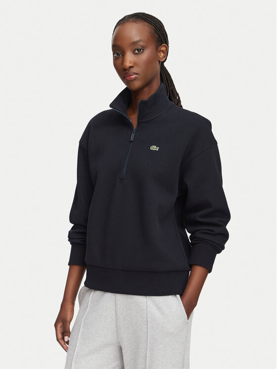 Lacoste Bluza SF5271 Granatowy Regular Fit