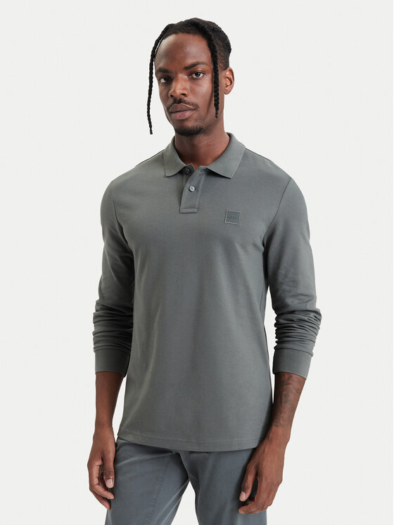 BOSS Polo Passerby 50507704 Khaki Slim Fit